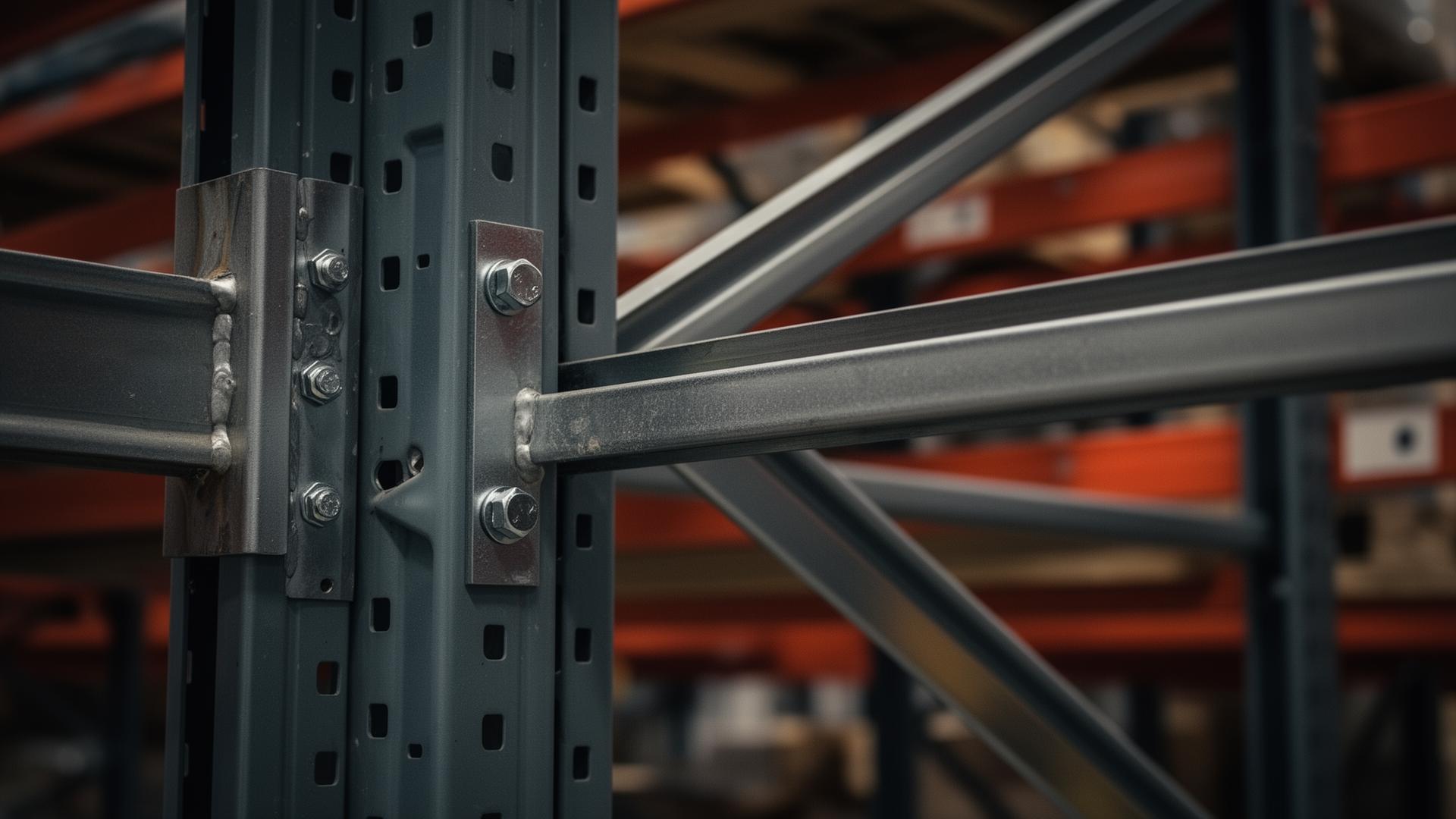 Cold room pallet racking with galvanised finish
